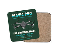 Thumbnail for DJI Mavic Pro design on dark green 1 piece coaster