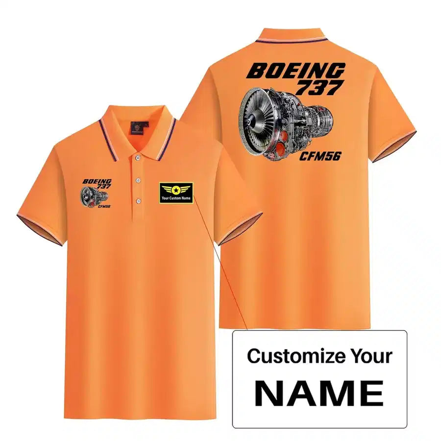 Customisable Boeing 737 Polo Shirt - view 13