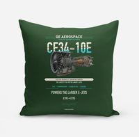 Thumbnail for CF34-10E design on dark green pillow