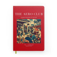 Thumbnail for VINTAGE G4047 - The Aero Club - Designed Notebooks design on red