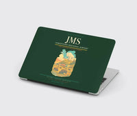 Thumbnail for Jamestown Regional Airport (JMS) design on dark green MacBook case