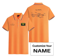 Thumbnail for Customisable How Planes Fly Polo Shirt - view 13