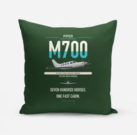 Thumbnail for Piper M700 Fury design on dark green pillow