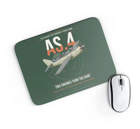Thumbnail for Fairey Gannet AS.4 design on dark green rectangle mouse pad