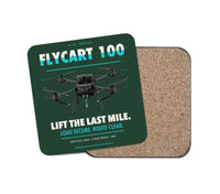 Thumbnail for DJI FlyCart 100 design on dark green 1 piece coaster