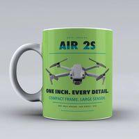Thumbnail for Air 2S Mug design on light green dji