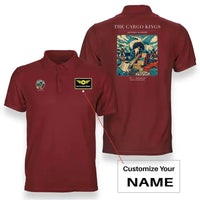 Thumbnail for VINTAGE G4085 - The Cargo Kings - Double-Side Polo T-Shirt design on red+name
