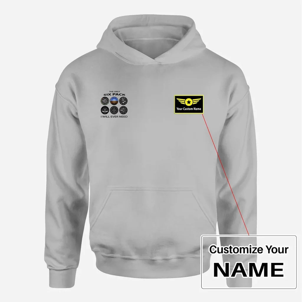 Customisable Only Six Pack I Will Hoodie - view 13