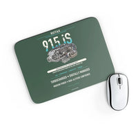 Thumbnail for 915 iS design on dark green rectangle mouse pad