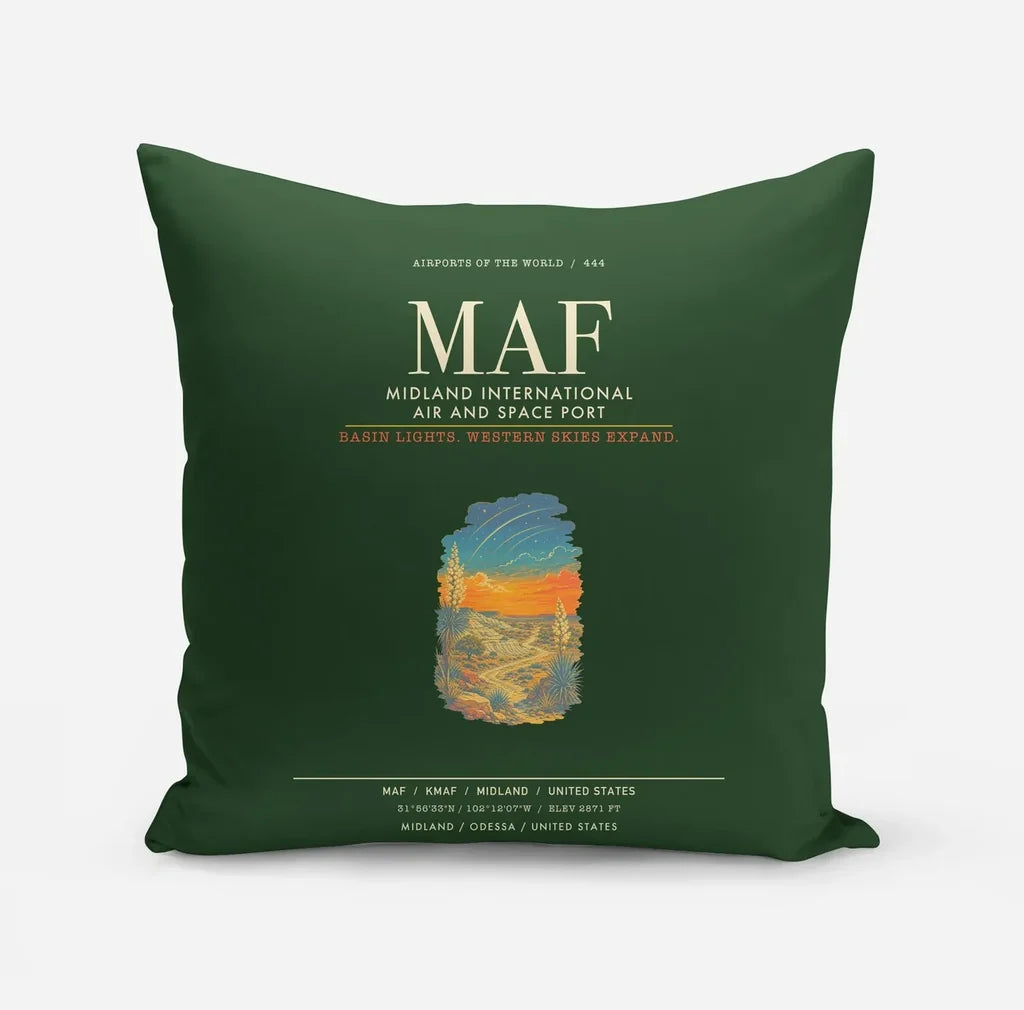 Midland International Air and Space Port MAF - Dark Green