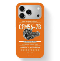 Thumbnail for CFM56-7B Case design on orange iphone case
