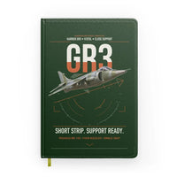 Thumbnail for Hawker Siddeley Harrier GR3 design on dark green notebook