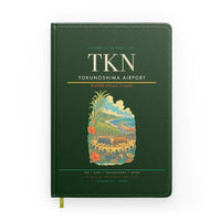 Thumbnail for Tokunoshima Airport (TKN) design on dark green notebook