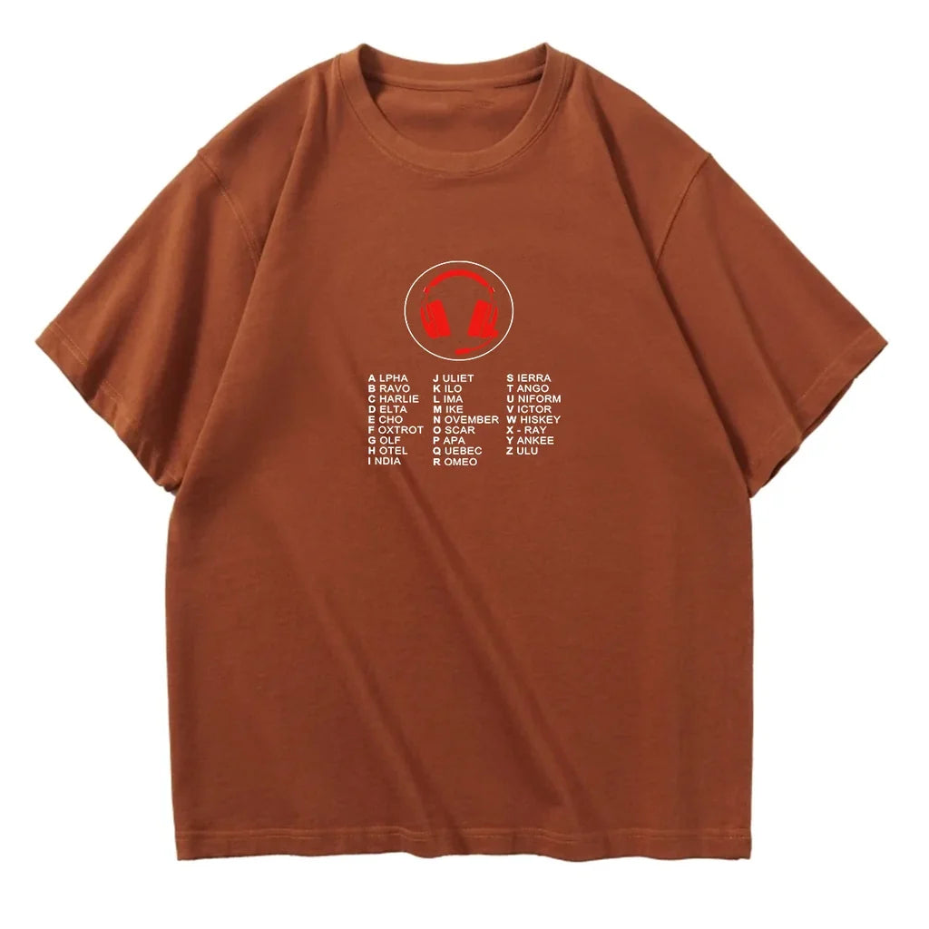 Aviation Alphabet 3 Designed Relax Fit T-Shirts - view 13