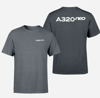 Thumbnail for A320neo & Text Designed Double-Side T-Shirts - view 13