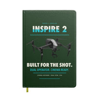 Thumbnail for DJI Inspire 2 design on dark green notebook