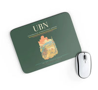Thumbnail for Ulaanbaatar International Airport (UBN) design on dark green rectangle mouse pad