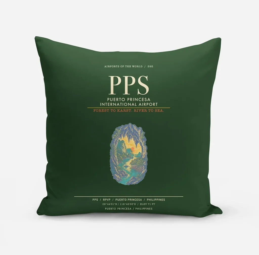 Puerto Princesa International Airport PPS - Dark Green