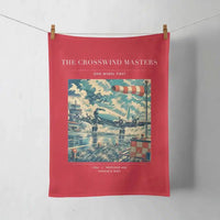 Thumbnail for VINTAGE G4109 - The Crosswind Masters - Designed Towels design on red