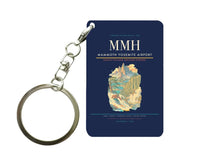 Thumbnail for Mammoth Yosemite Airport (MMH) design on navy blue key chain