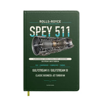 Thumbnail for SPEY 511 design on dark green notebook