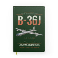 Thumbnail for B-36J Peacemaker design on dark green notebook