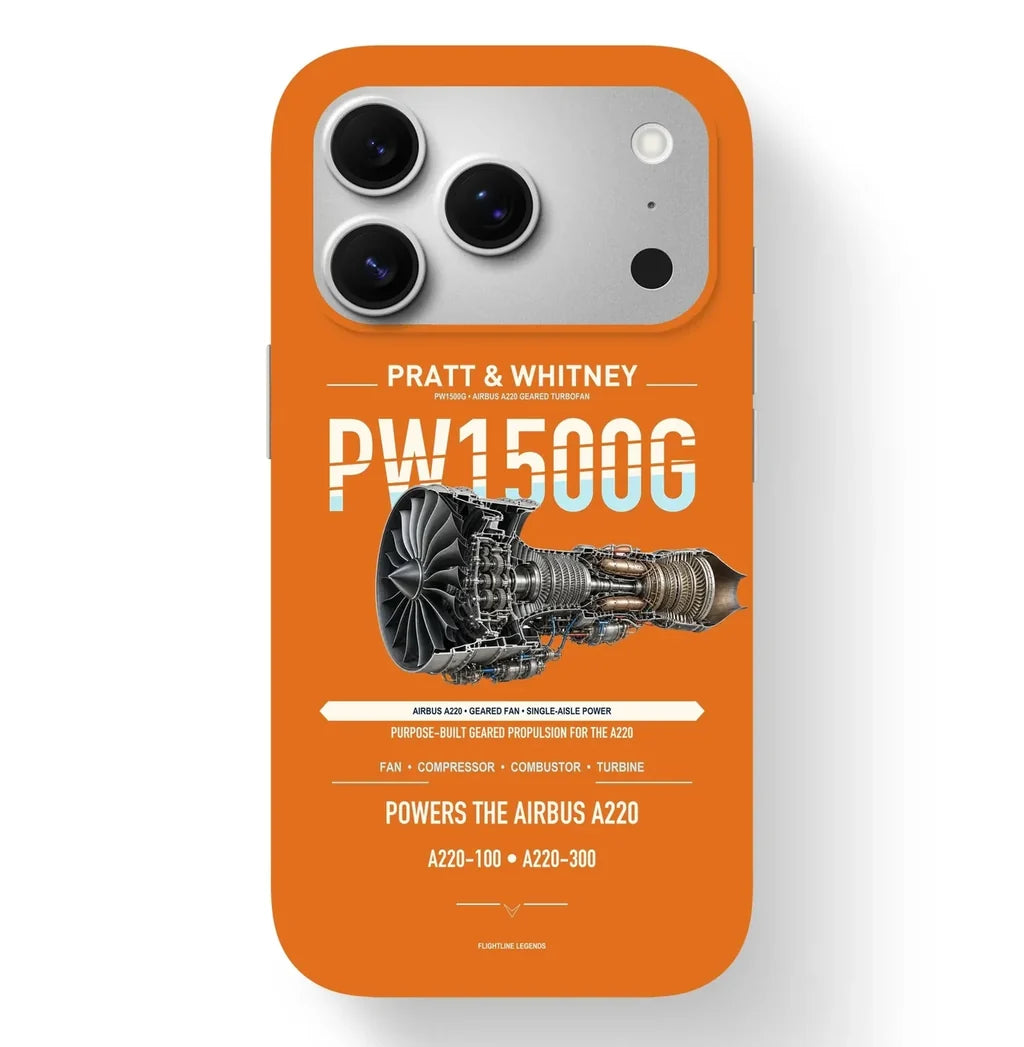 PW1500G Case design on orange iphone case