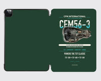 Thumbnail for CFM56-3 design on dark green ipad tablet case