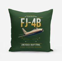 Thumbnail for FJ-4B Fury design on dark green pillow