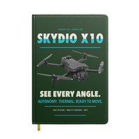 Thumbnail for Skydio X10 design on dark green notebook