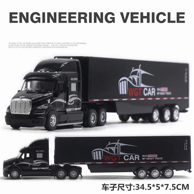 1/48 Large Container Truck Windup Toy - view 13