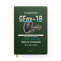 Thumbnail for GEnx-1B design on dark green notebook
