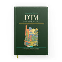 Thumbnail for Dortmund Airport (DTM) design on dark green notebook