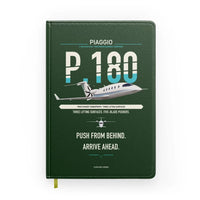 Thumbnail for Piaggio P.180 Avanti EVO design on dark green notebook