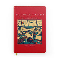 Thumbnail for VINTAGE G4375 - The Control Tower Tea - Designed Notebooks design on red