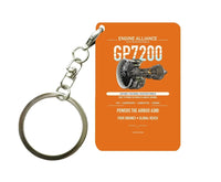 Thumbnail for GP7200 Key Chain design on orange key chain