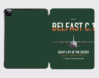 Thumbnail for Short Belfast C.1 design on dark green ipad tablet case