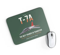 Thumbnail for T-7A Red Hawk design on dark green rectangle mouse pad