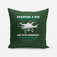 Thumbnail for DJI Phantom 4 RTK design on dark green pillow