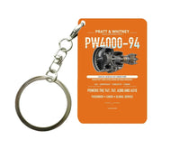 Thumbnail for PW4000-94 Key Chain design on orange key chain