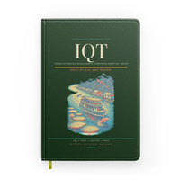 Thumbnail for Coronel FAP Francisco Secada Vignetta International Airport (IQT) design on dark green notebook