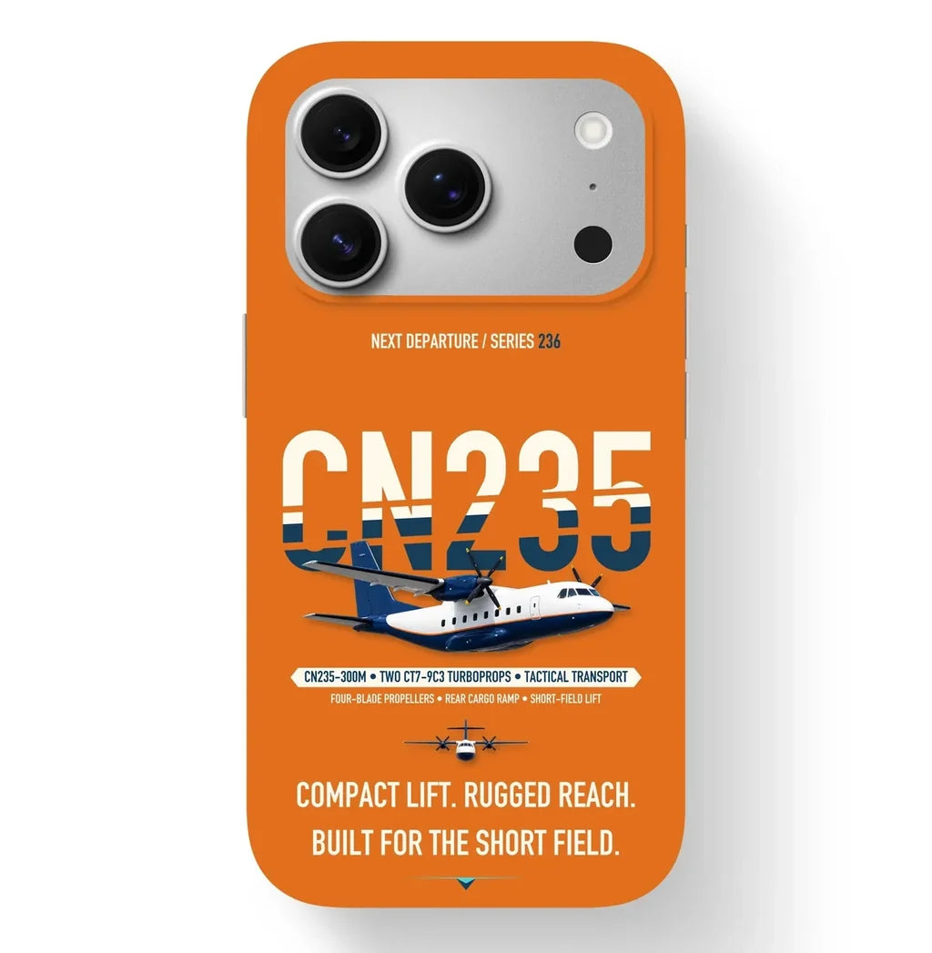 Airbus CN235-300M Case design on orange iphone case