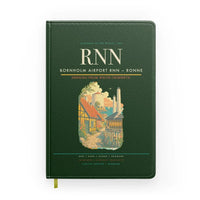 Thumbnail for Bornholm Airport (RNN) design on dark green notebook