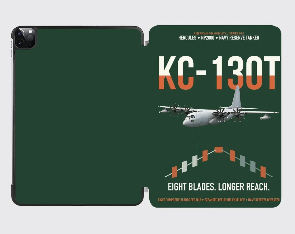 KC-130T NP2000 design on dark green ipad tablet case