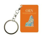 Thumbnail for Ahmed Ben Bella Airport ORN — Oran Key Chain design on orange key chain