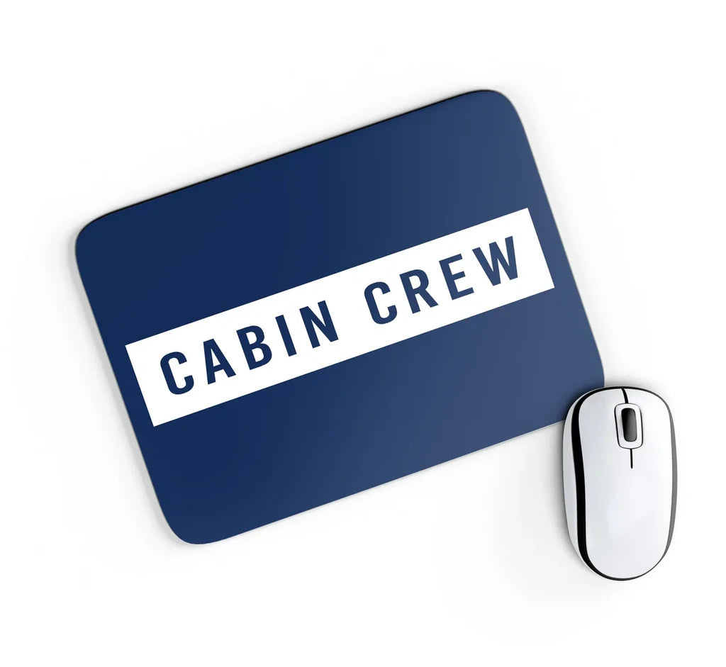 Cabin Crew Text Mouse Pad - view 4