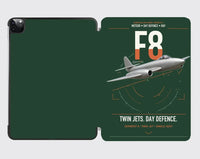 Thumbnail for Gloster Meteor F8 design on dark green ipad tablet case