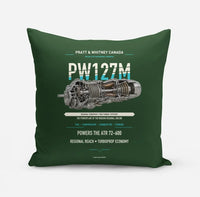 Thumbnail for PW127M design on dark green pillow