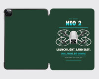 Thumbnail for DJI Neo 2 design on dark green ipad tablet case