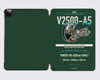 Thumbnail for V2500-A5 design on dark green ipad tablet case